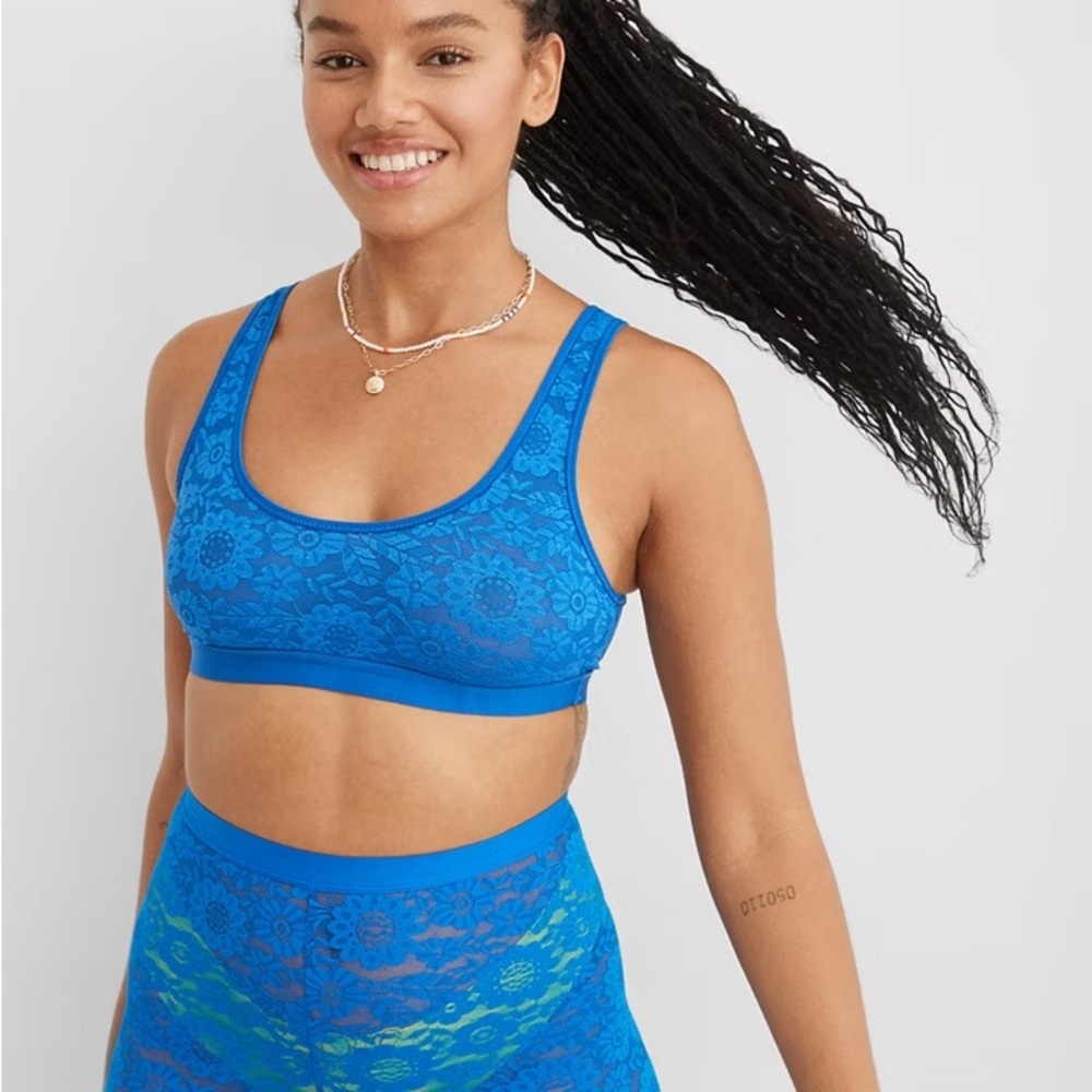 aerie smoothez Blue Lace Bralette